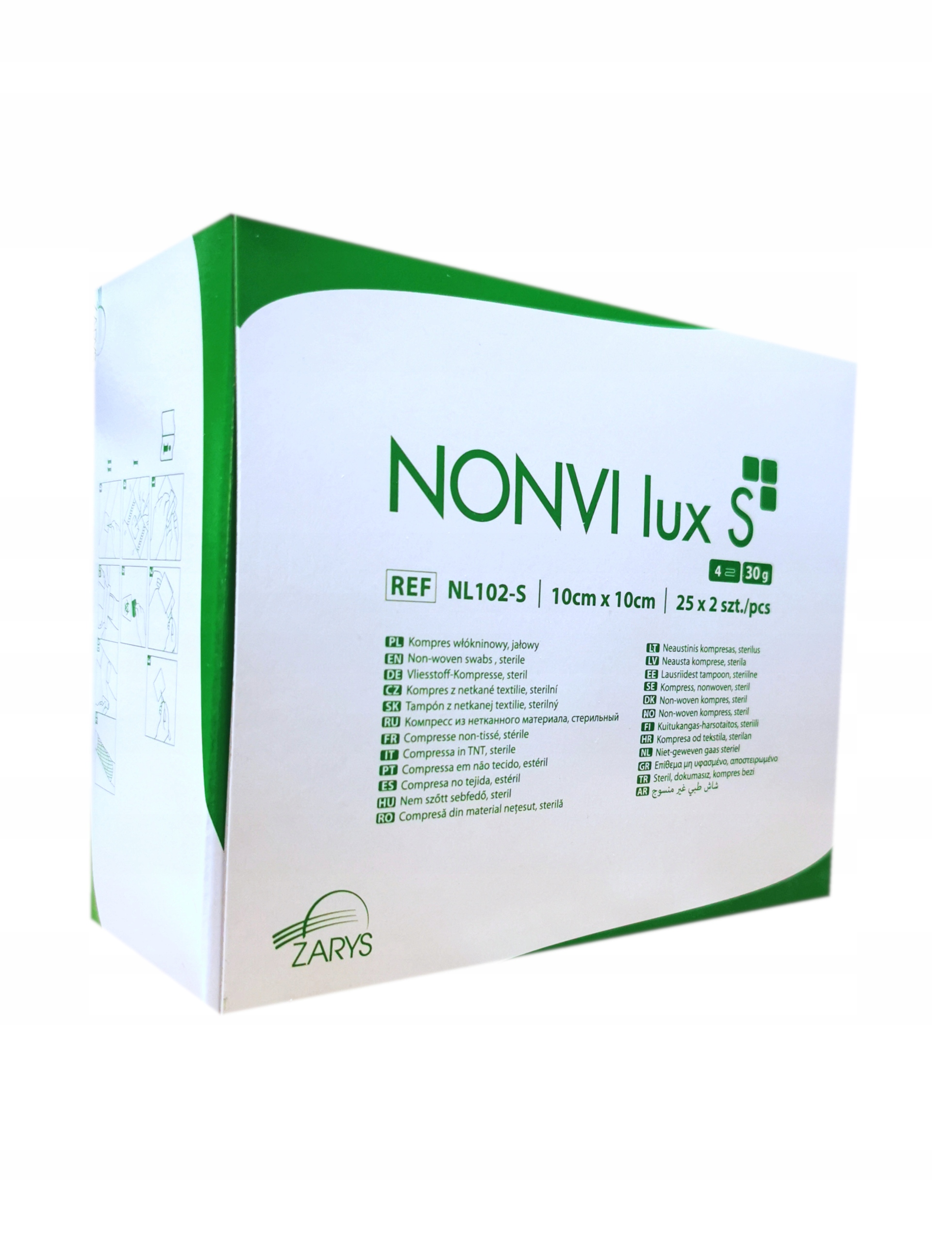 

Kompresy włókninowe jałowe 10x10cm 25x2 szt.