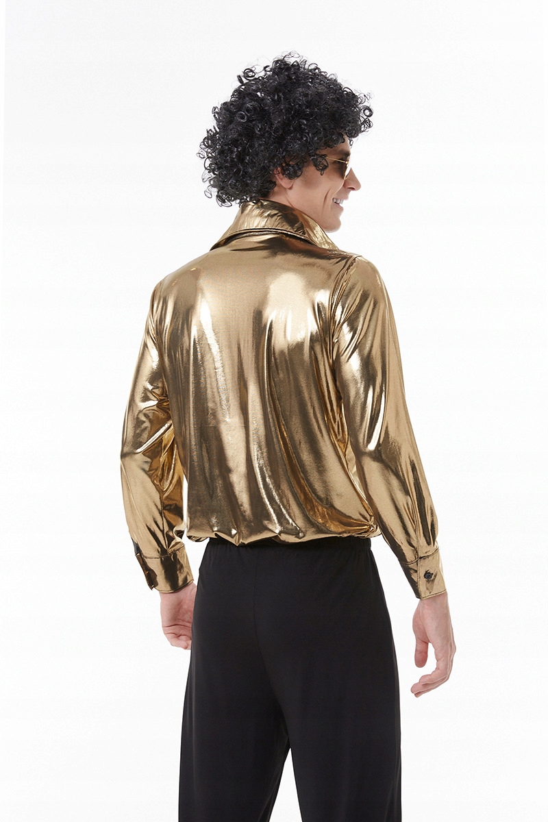 Strój Disco Kostium Disco Złoty Lata 70 80 XL Marka inny