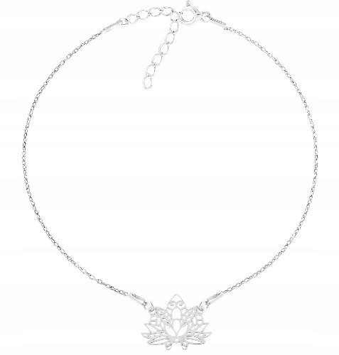 

Bransoletka kwiat lotosu Celebrytka Sr 925