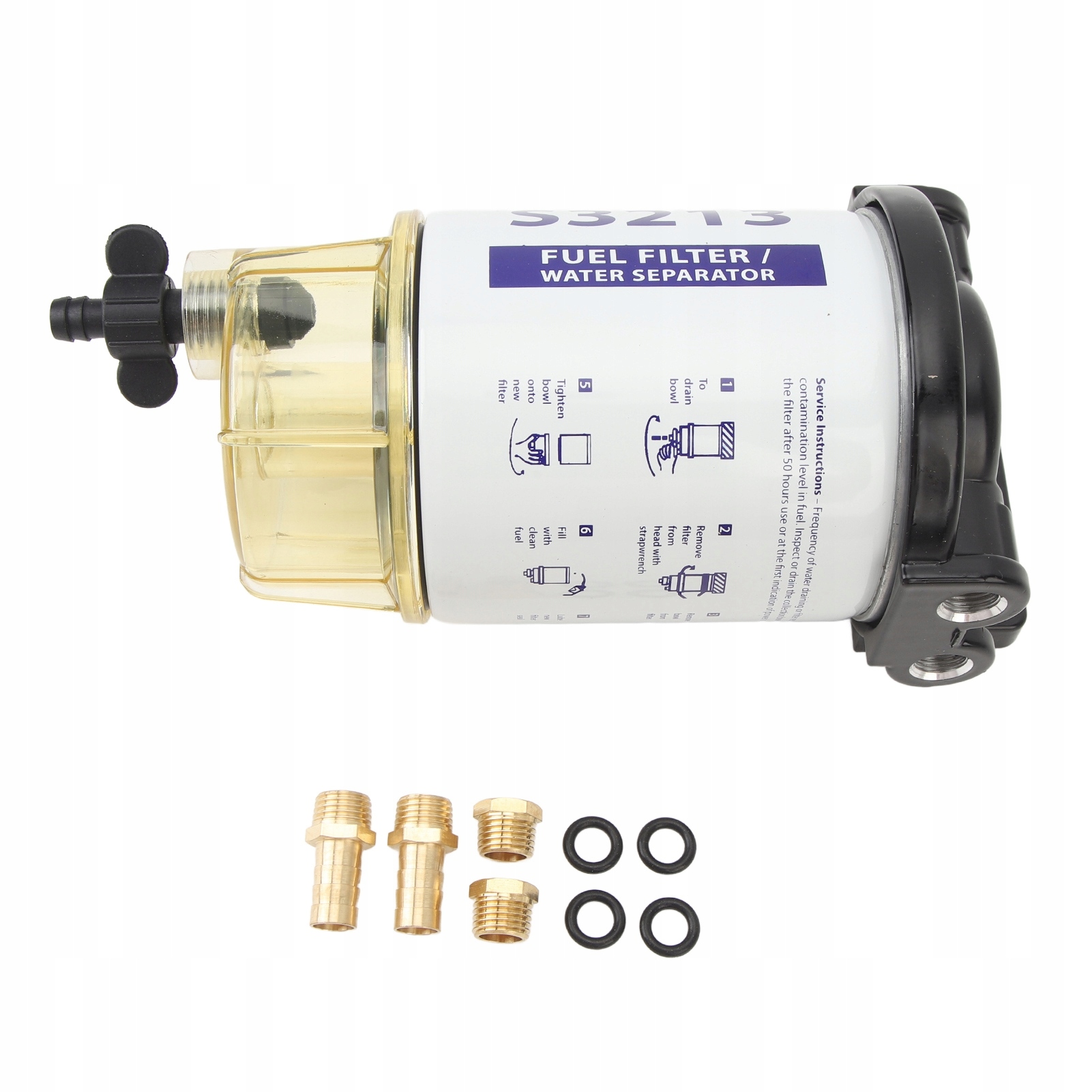 Filtr paliwa Separator wody 35809097 Żeglarski filtr