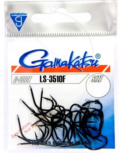 Haczyki Gamakatsu LS-3510F Hooks Black 4