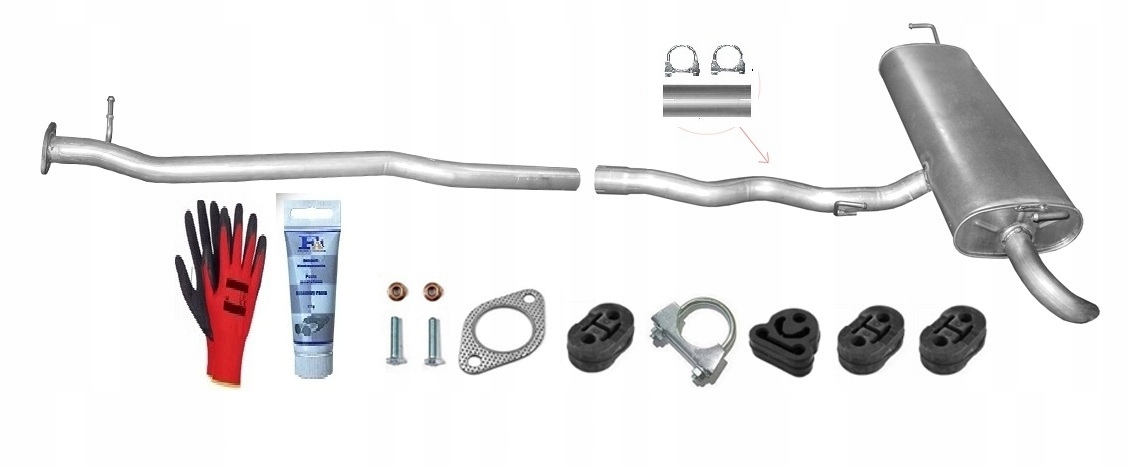 Nissan Qashqai 2.0 dCi 2WD 4WD 110kW 2006-7/2007 Trubka Tlumič bonus