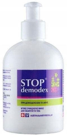 

Demodex Stop mydło do twarzy i ciała nużyca 270 ml