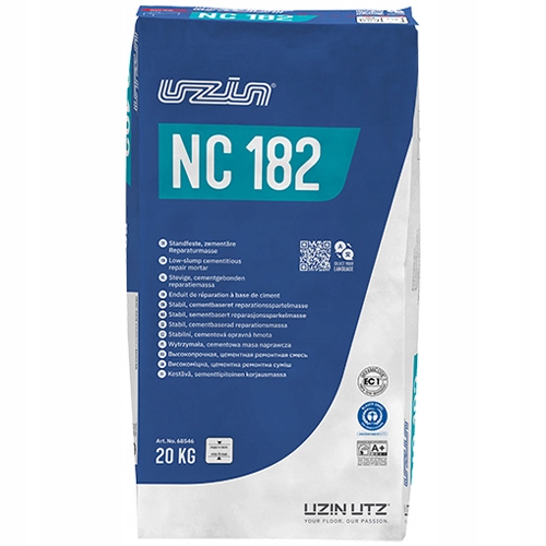 Uzin Nc 182 20 kg – Stabilní opravná hmota