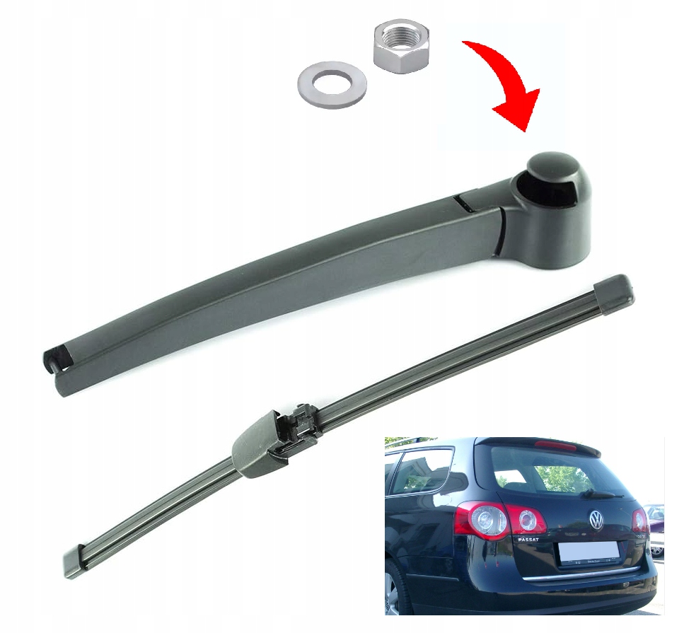 RAMIĘ + WYCIERACZKA TYŁ VW Passat B6 Kombi 2005-
