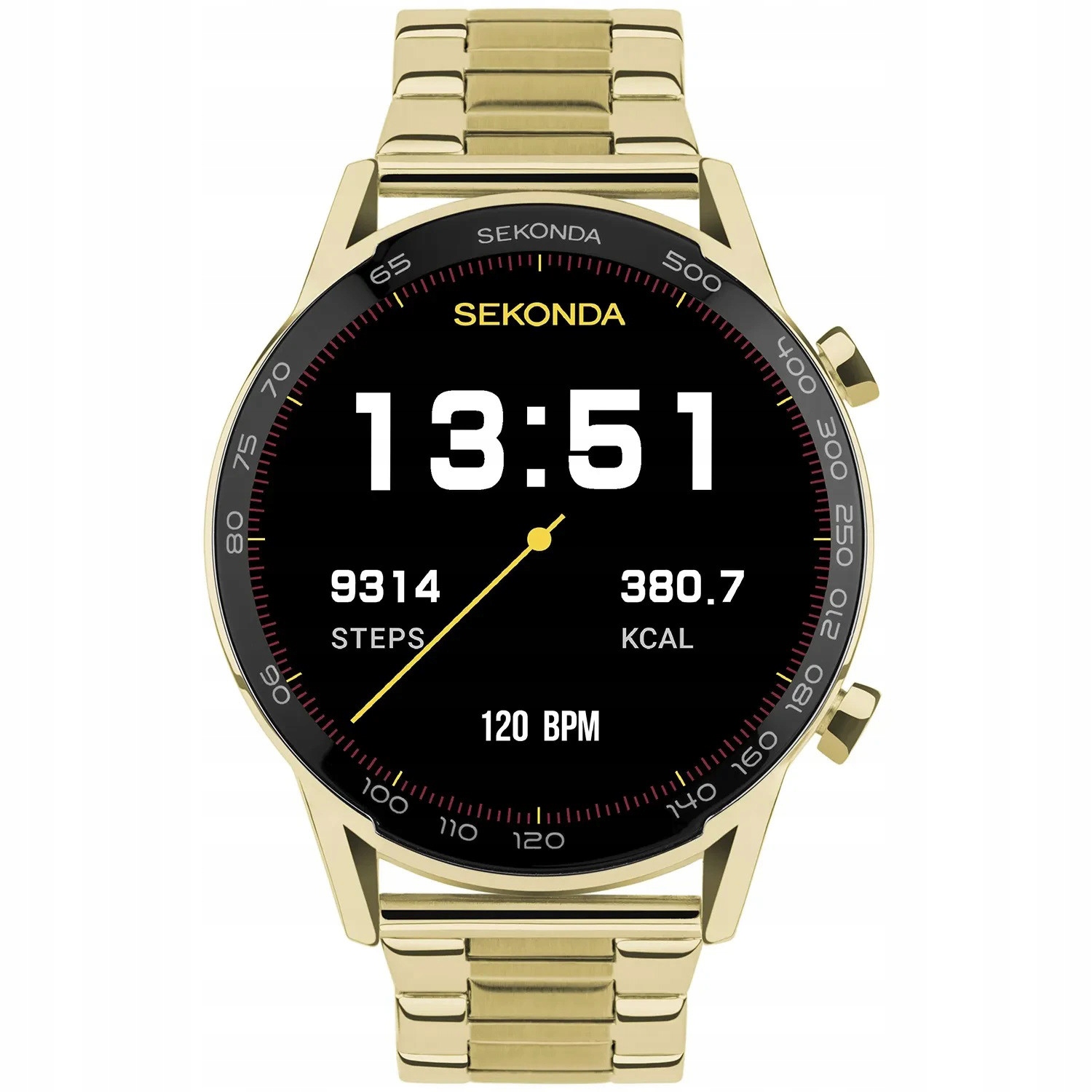 Chytré Hodinky Pánské Sekonda 30227 zlatý náramek