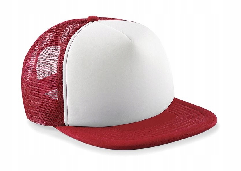 

Czapka Z Daszkiem Vintage Trucker Tirówka Czerwona