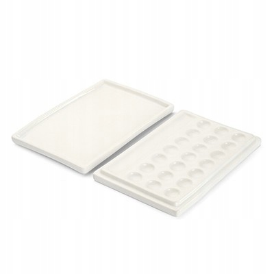 Porcelánová paleta pro akvarelové barvy, 22 komor