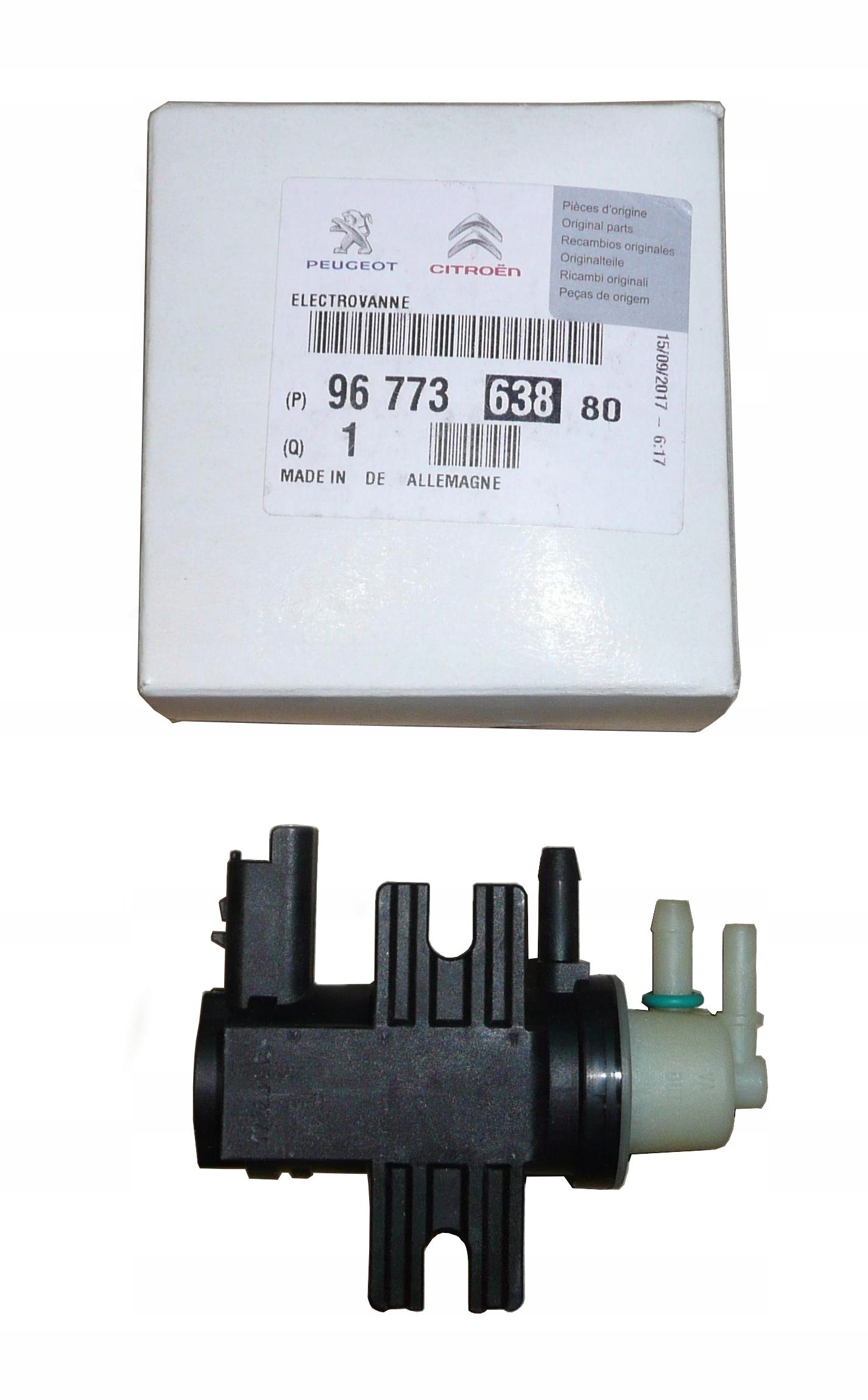 ELEKTROZAWÓR TURBINY 1.6 HDI eHDI CITROEN PEUGEOT