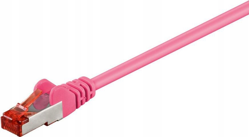 MicroConnect F/UTP CAT6 3m Pink PVC