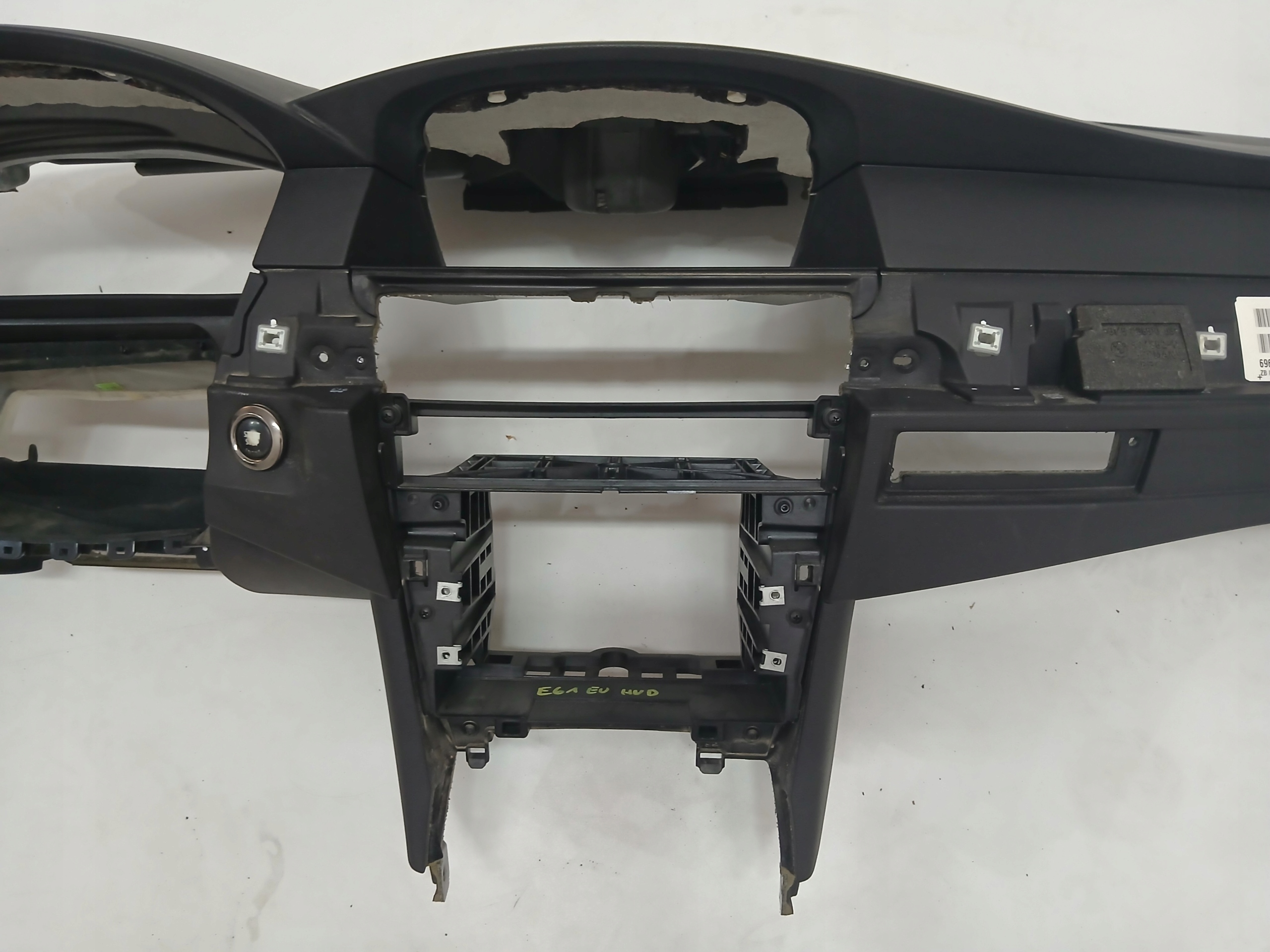 dashboard instrument panel BMW E60 E61 HEAD UP START STOP 6960824