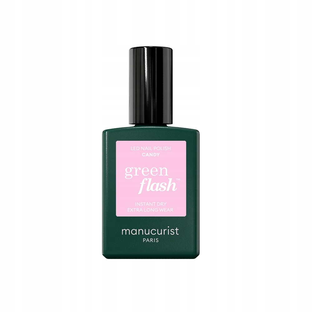 Manucurist Green Flash Led Gel Nail Lacquer Lak Na Nehty Candy 15 ml