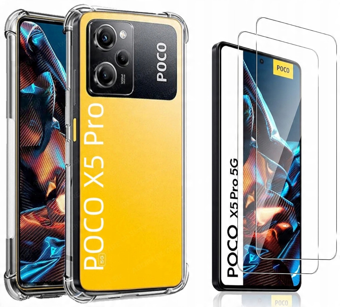 

Etui A-shock +2x Szkło do Xiaomi Poco X5 Pro 5G