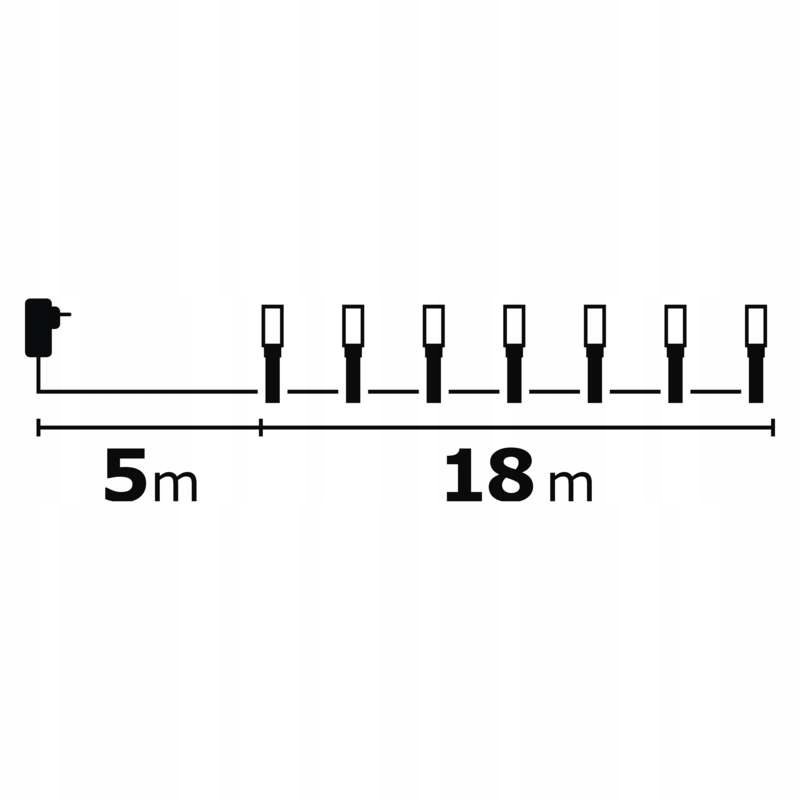 Łańcuch Światełka Lampki Świąteczne 300 LED 30M — miniatura 13