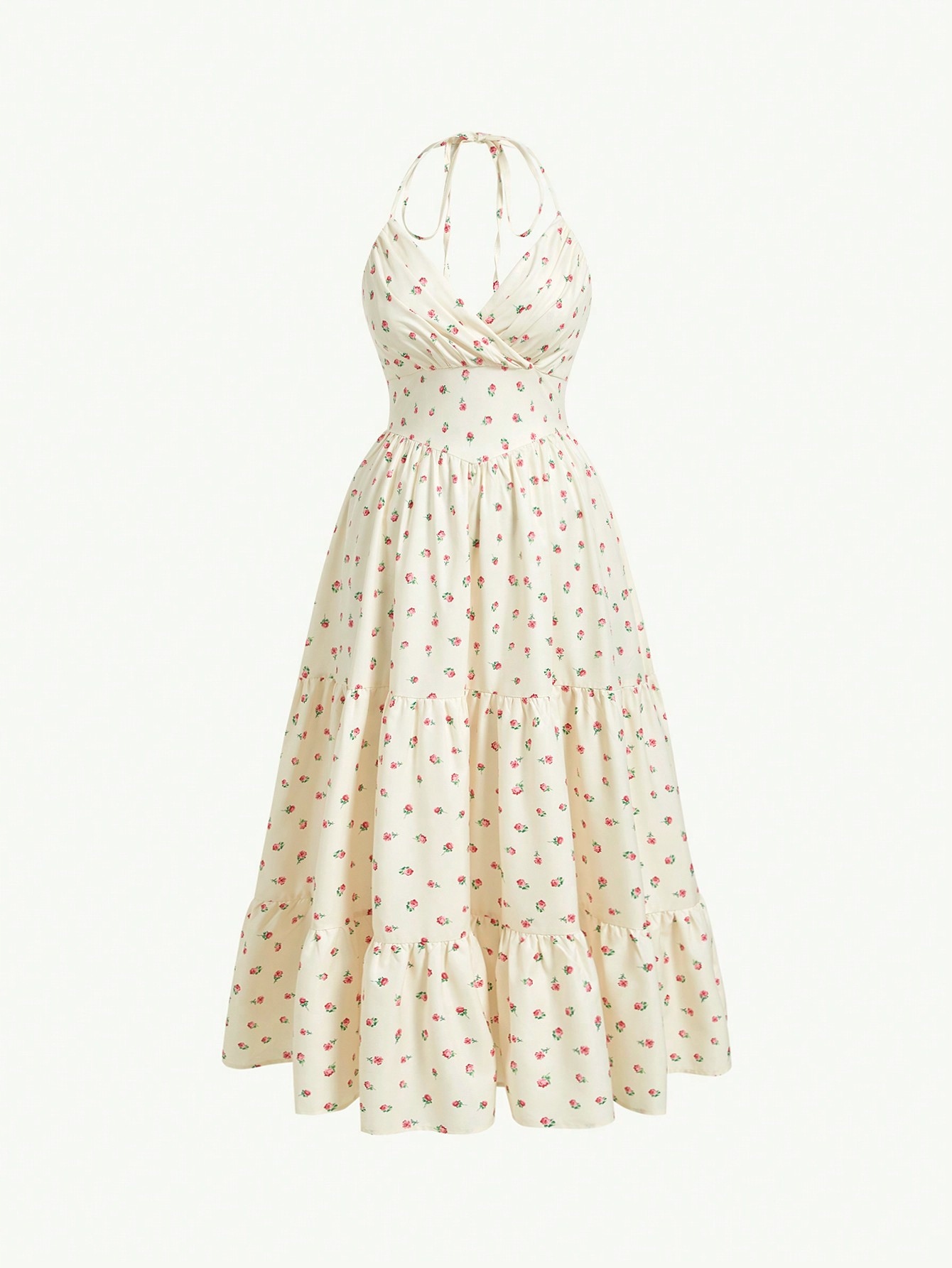 Šaty Maxi Letní Boho Boho S Květinami A Odhalenými Zády Casual Shein 4XL 48