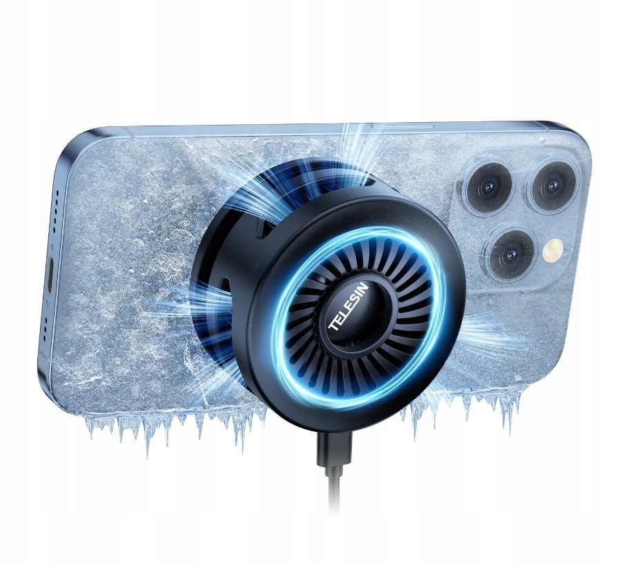 Větrák Chladící ventilátor pro chlazení telefonu Telefon Magnet Radiátor