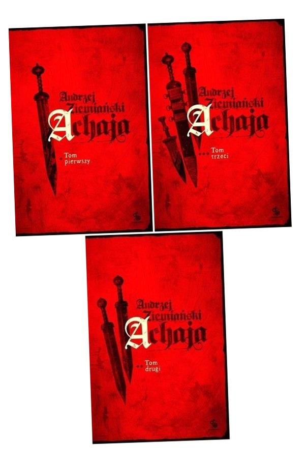 Trylogia Achaja Tom 1-3 Ziemiański Andrzej-Zdjęcie-0