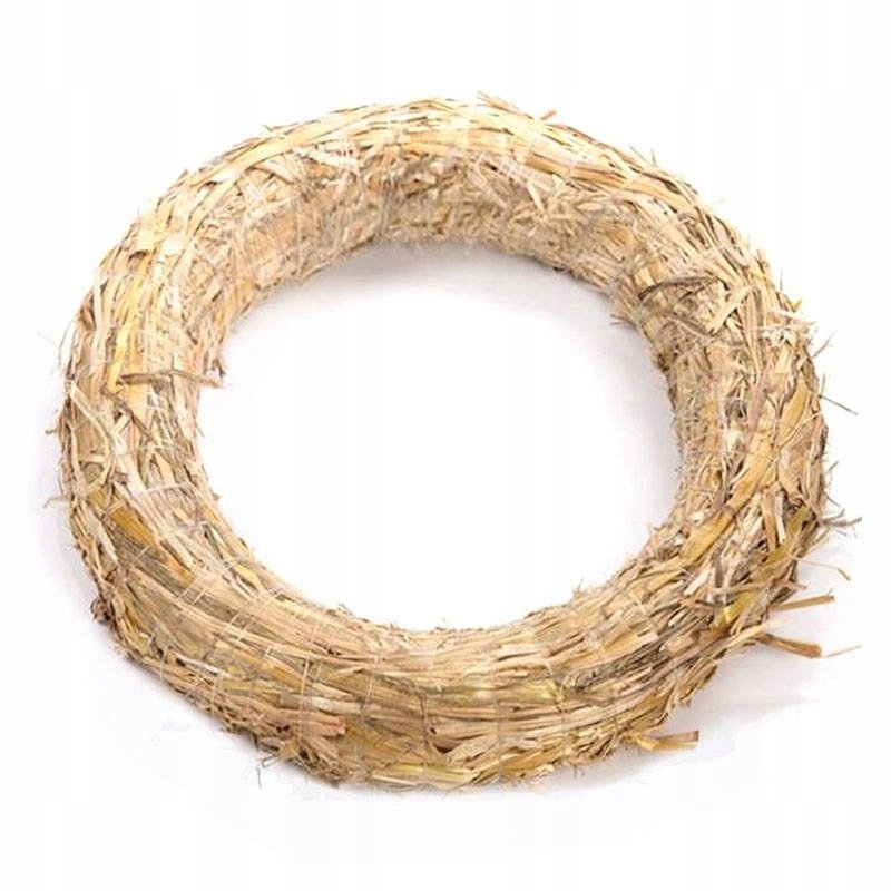 

Wianek Słomiany naturalny stroik baza podkład 30cm
