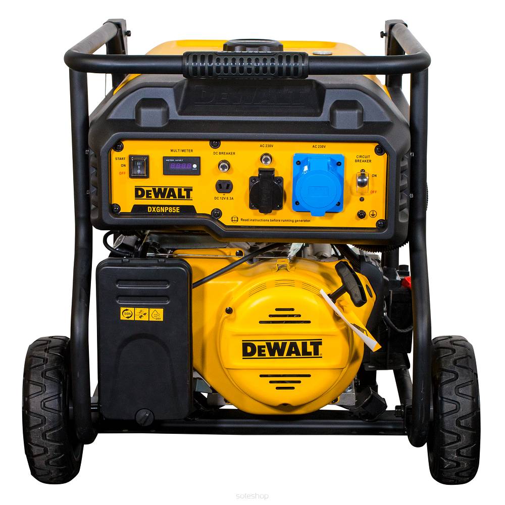 Agregat prądotwórczy przenośny jednofazowy DeWalt 8500 W benzyna Typ agregatu jednofazowy