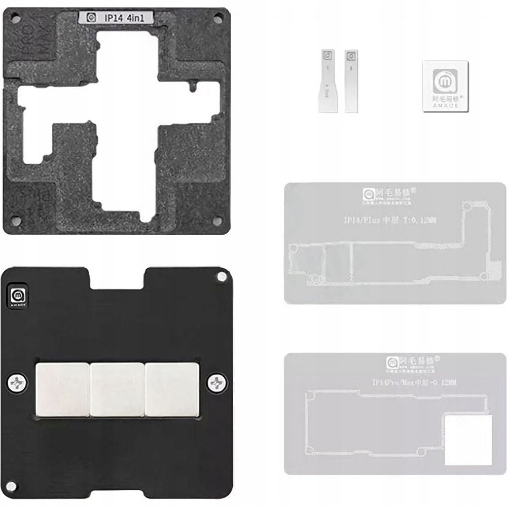 Podstavec Amaoe 0,12 mm s reballovacími síty Bga pro iPhone řady 14