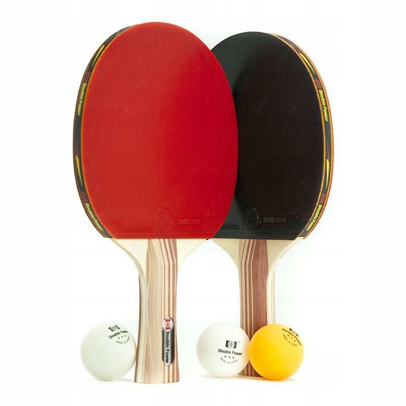 ZESTAW 2 RAKIETKI + 3 PIŁECZKI DO TENIS STOŁOWY Marka inna