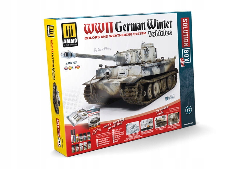 Ammo Mig 7901 Sada chemie How to paint Wwii German winter vehicles