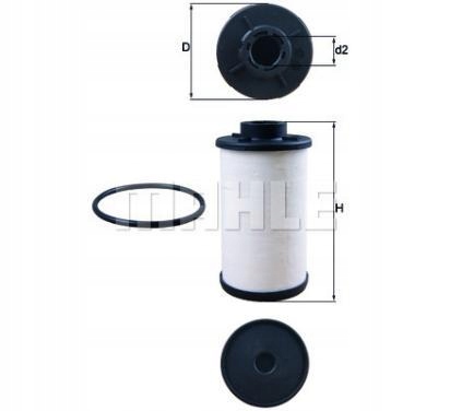 

Mahle HX132D Filtr skrzynia dsg Vw 02E305051C