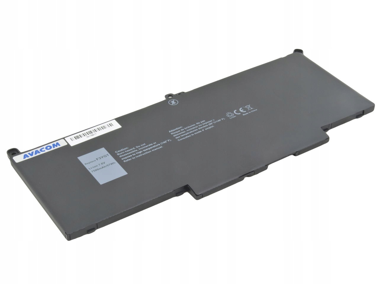 Baterie Avacom pro Dell Latitude 7280, 7480 Li-Pol 7,6V 7500mAh 57Wh
