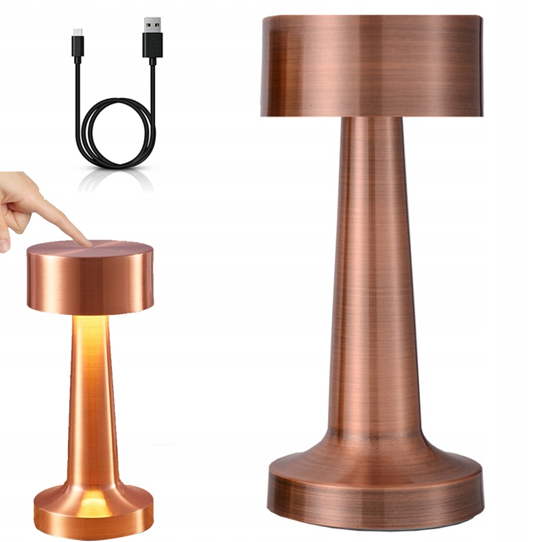 

Lampka Biurkowa Dotykowa Bezprzewodowa Led USB21cm