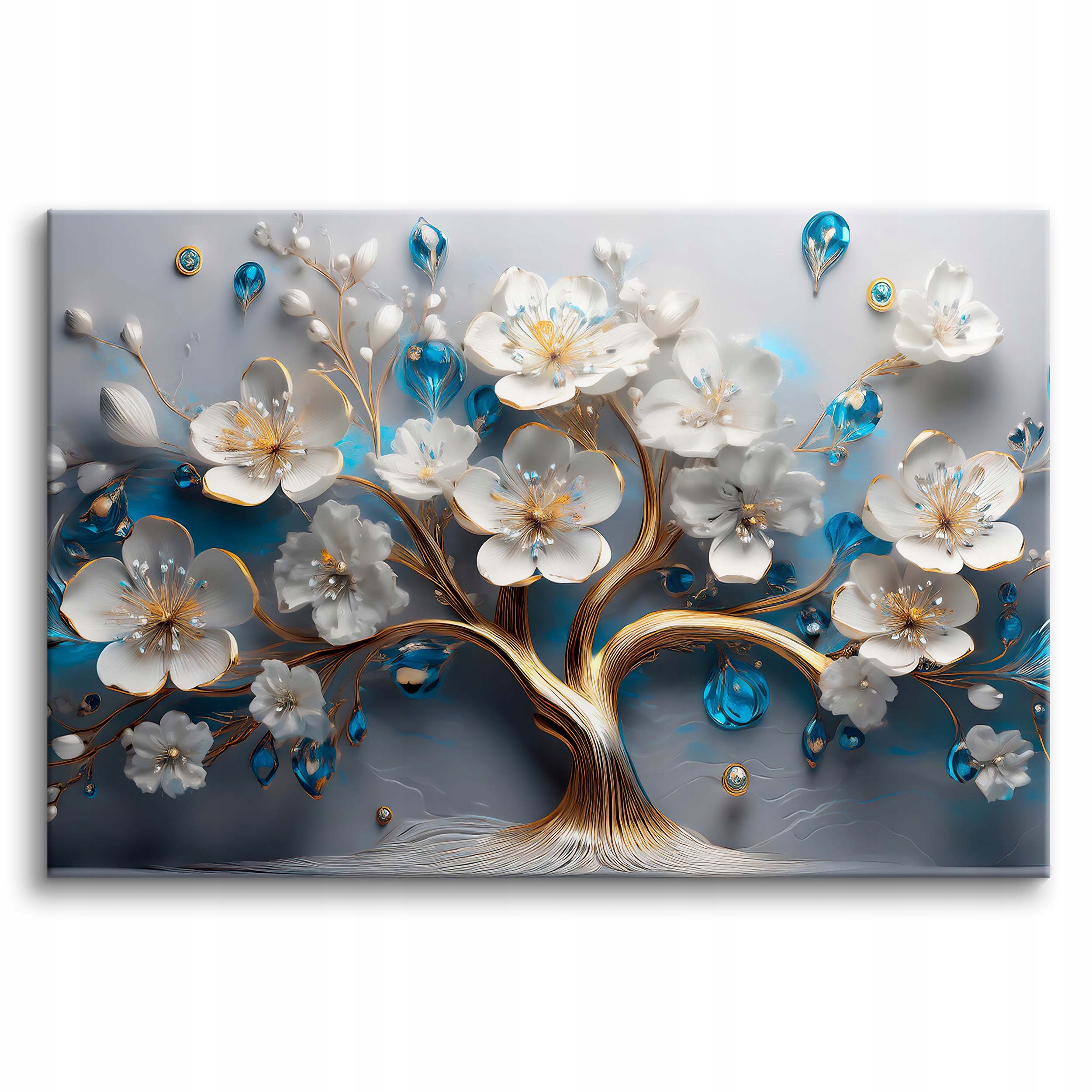 Obrazy na zeď Strom Zlato 3D Obraz Dekorace do pokoje Glamour 60x90