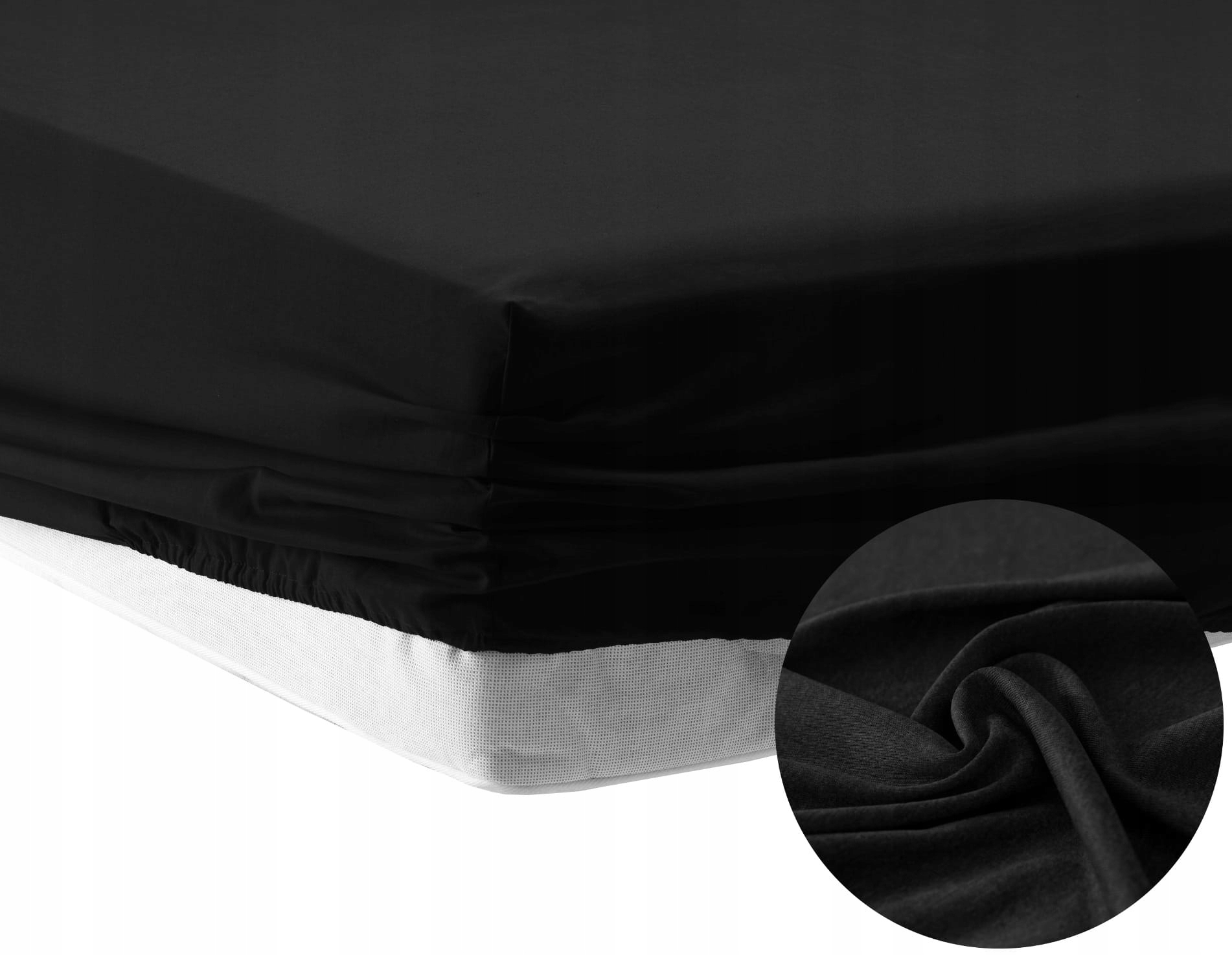

Prześcieradło jersey z gumką D91 180x200 czarny