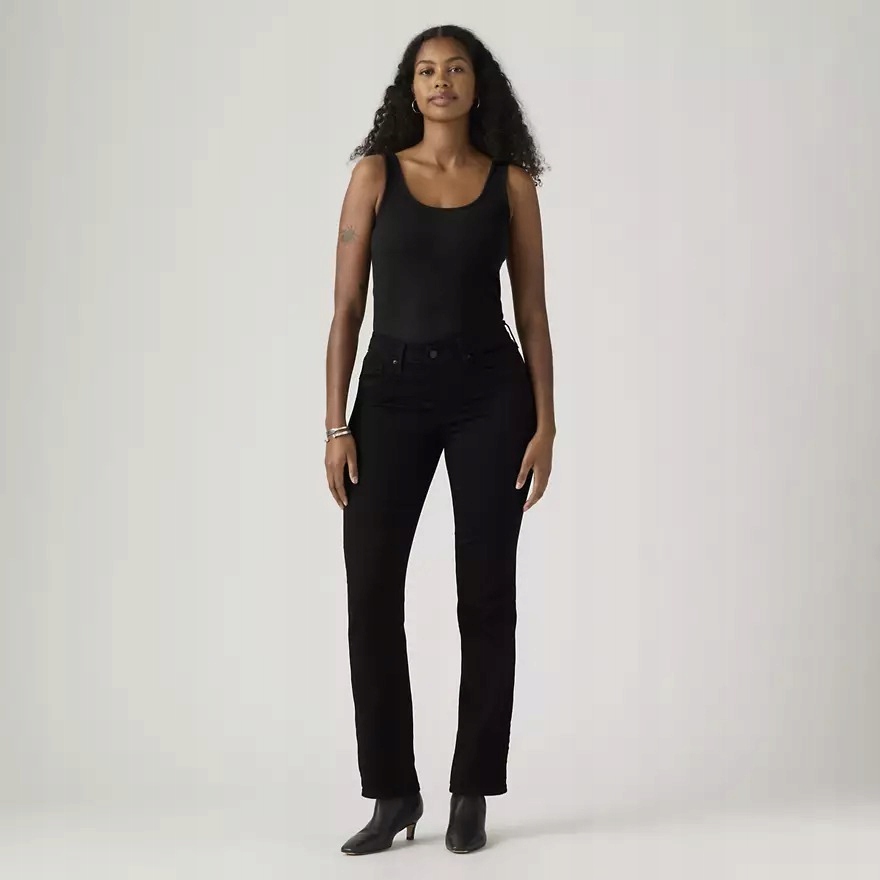 Levi's Dámské Kalhoty Černé Rovné 26/30 7BA