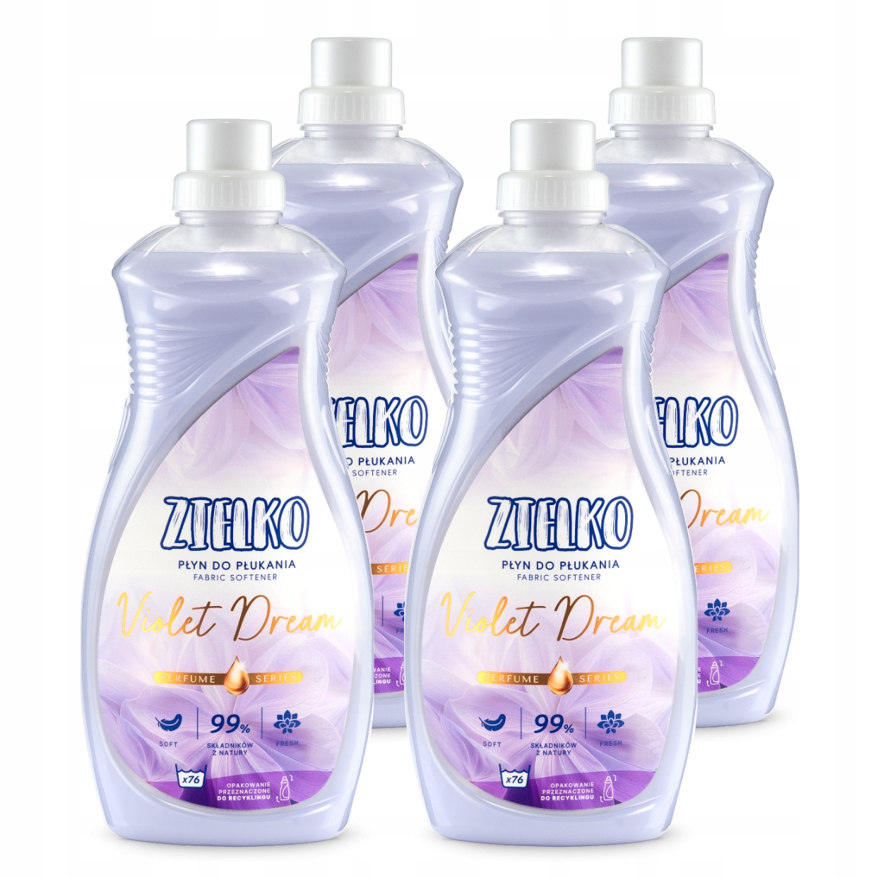Levně Zielko Sada Tekutá aviváž Violet Dream Svěží Vůně 4x1520 ml (3+1)