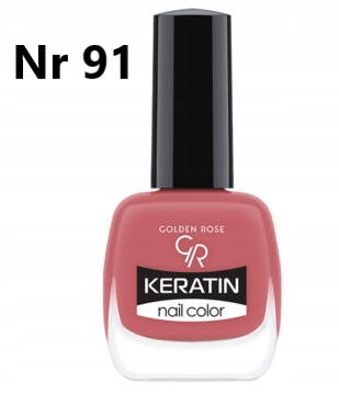 

Lakier do paznokci keratyna Golden Rose Keratin 91