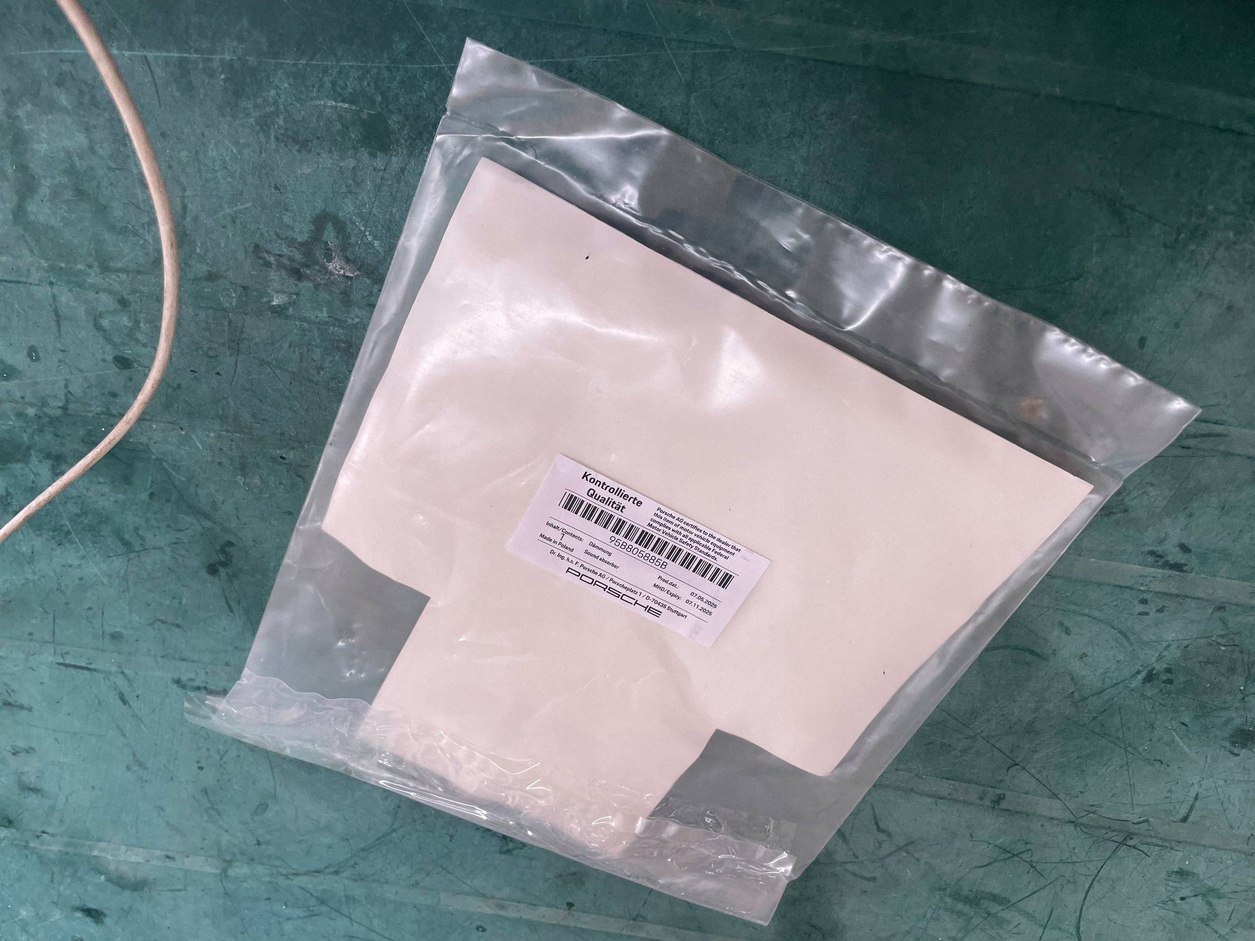 soundproofing boot PORSCHE MACAN (95C) 95B805885B @A