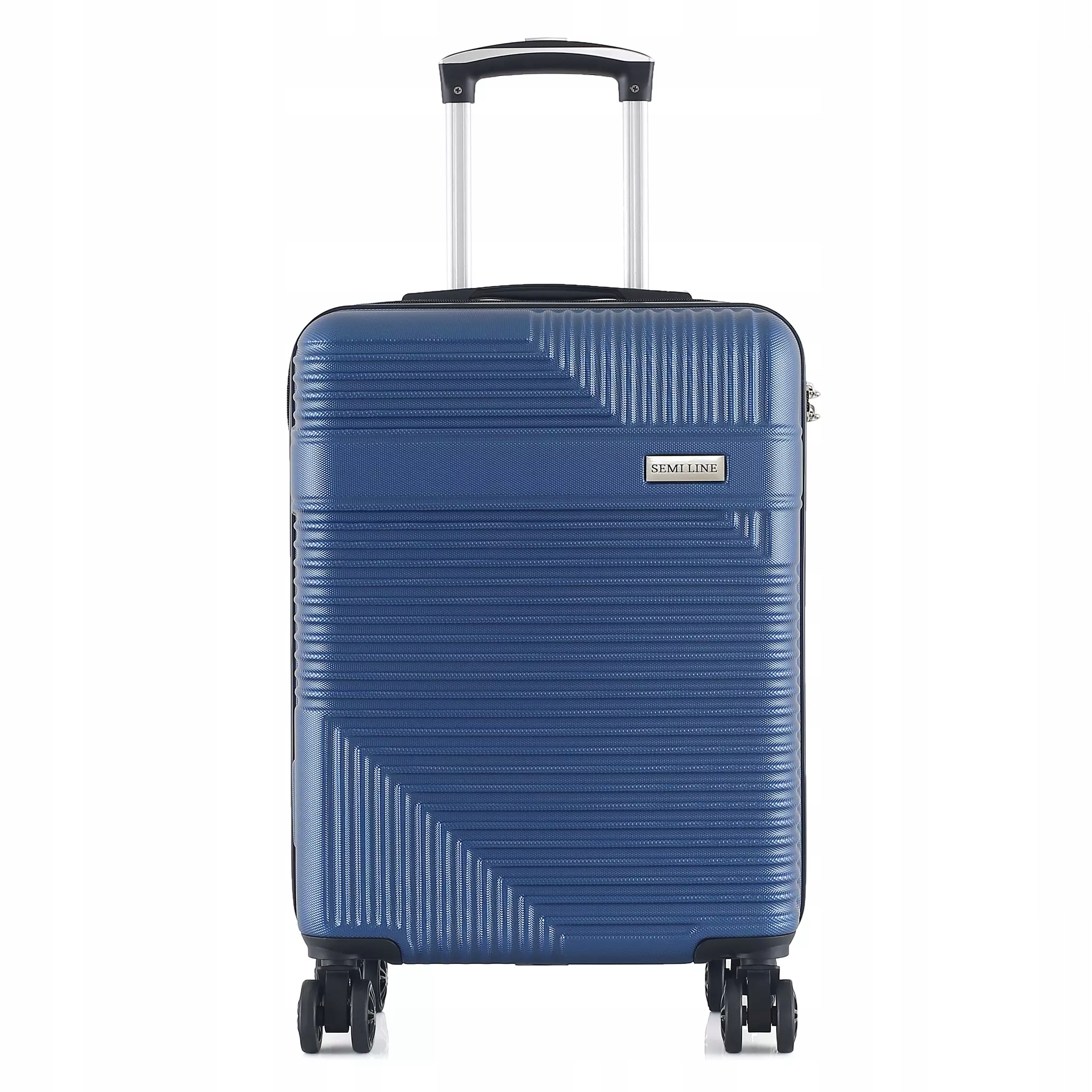 Malá tvrdá kufrová taška 20" Abs Semi Line T5759-2, kódový zámek, lehká, prostorná