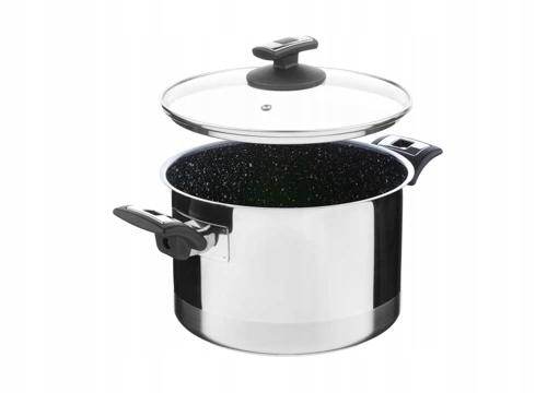 Hrniec s pokrievkou Kolimax Cerammax Pre Comfort granit čierny, 22 cm, 5,5 l