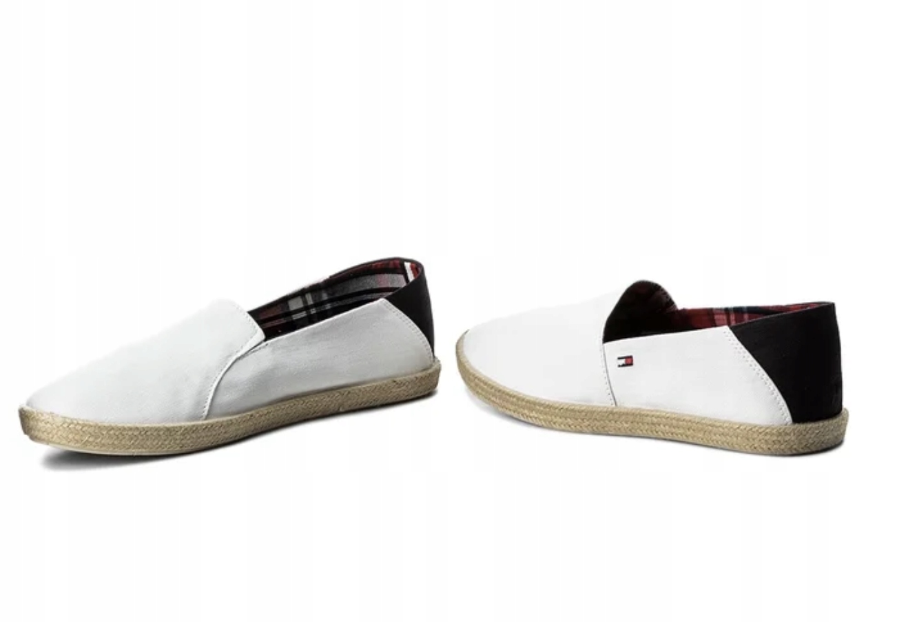 NOWE BUTY ESPADRYLE TOMMY HILFIGER JEANS TJ FM0FM00569-100 r.45 Marka Tommy Hilfiger