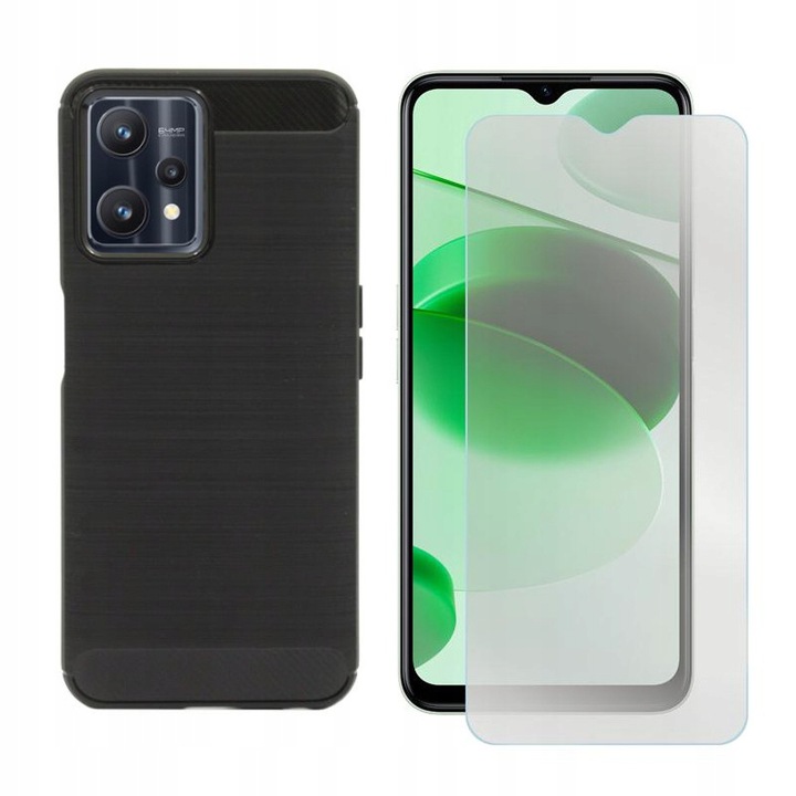 

Etui Bumper Carbon Lux do Narzo 50A Prime +szkło