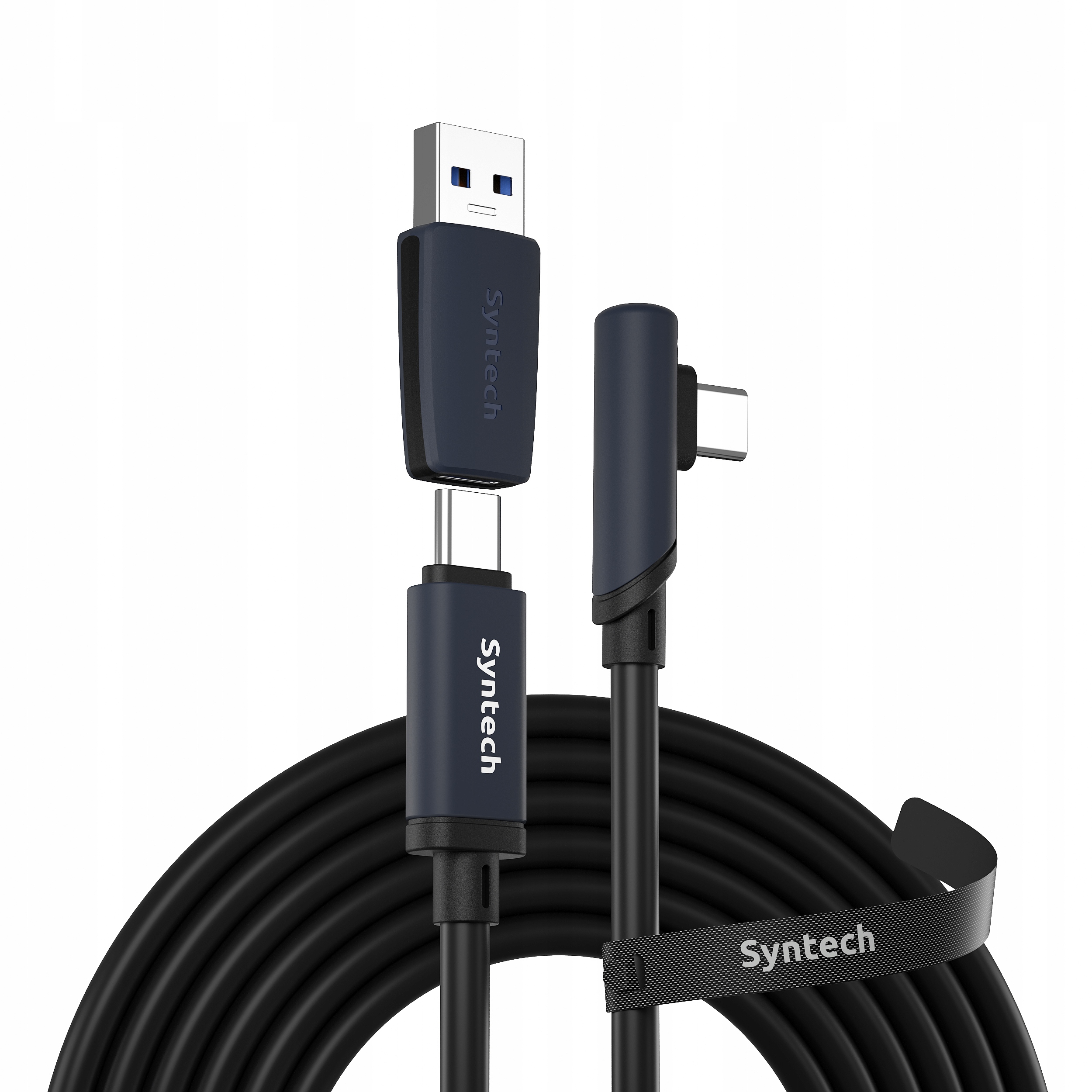 Kabel 2v1 na Usb-c Usb-a pro přenos 5 m 5Gbps pro Meta Quest 3 2 Pro Pico4