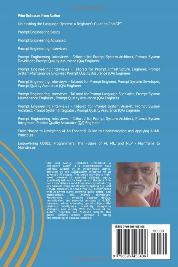 Vaidyamath, Raj C SQL and NoSQL Databases Unleashed: A Beginner's Guide!!!: Język publikacji angielski