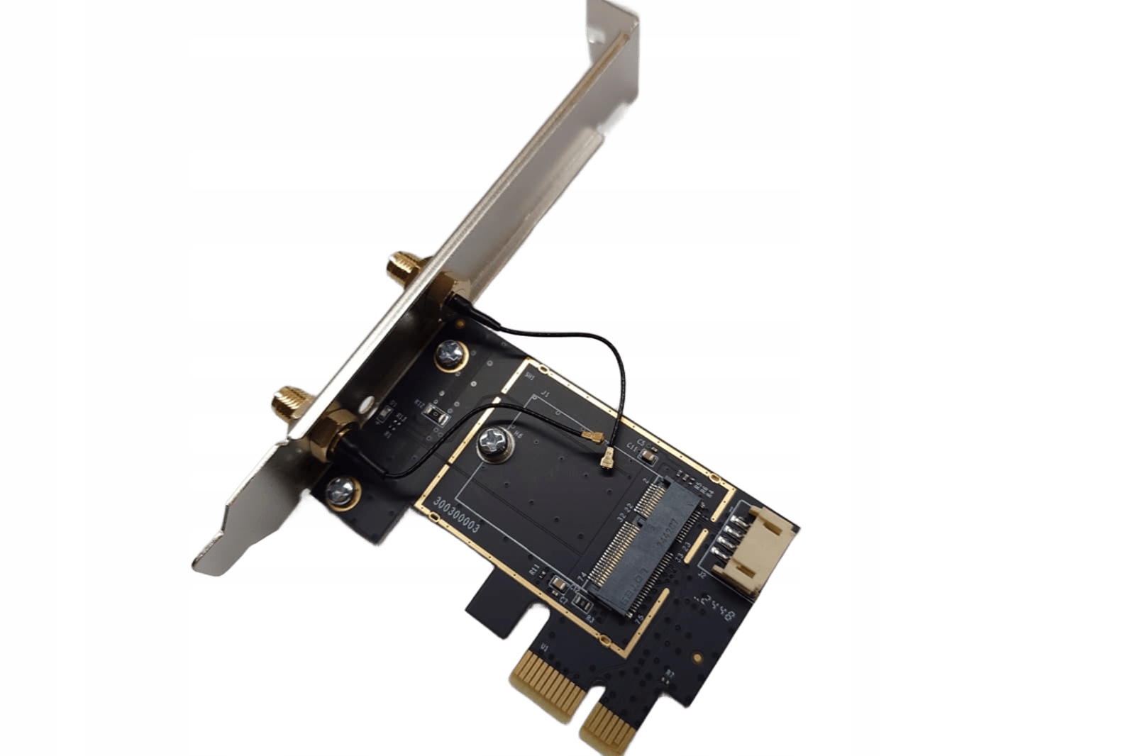 Adapter M.2 E Key na PCIe X1 WiFi Bluetooth dla modułu M.2 WiFi