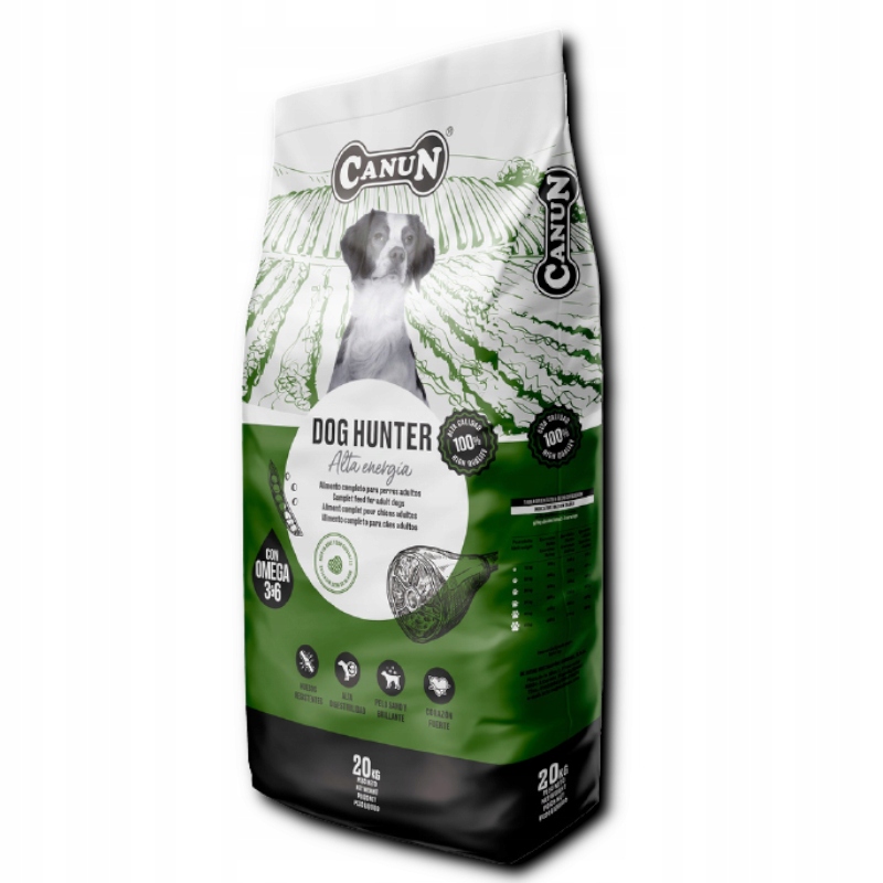 Levně Canun Dog Hunter 20 kg krmivo pro aktivní psy