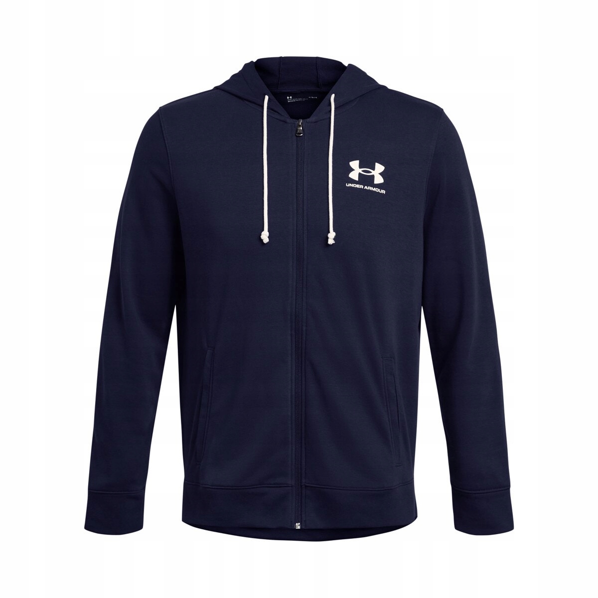 Under Armour Mikina Ua Rival Terry LC Fz-blu modrá