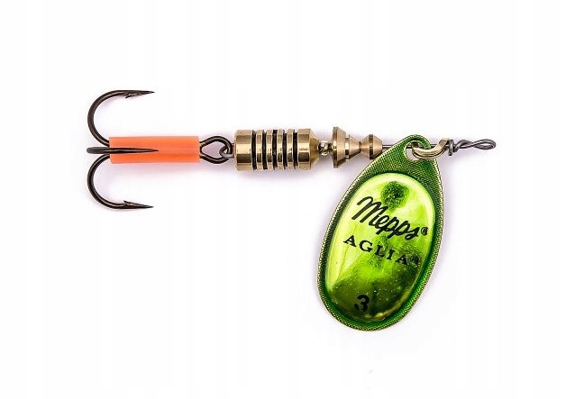 Błystka Mepps Aglia Platium green 1/3,5g 30122801