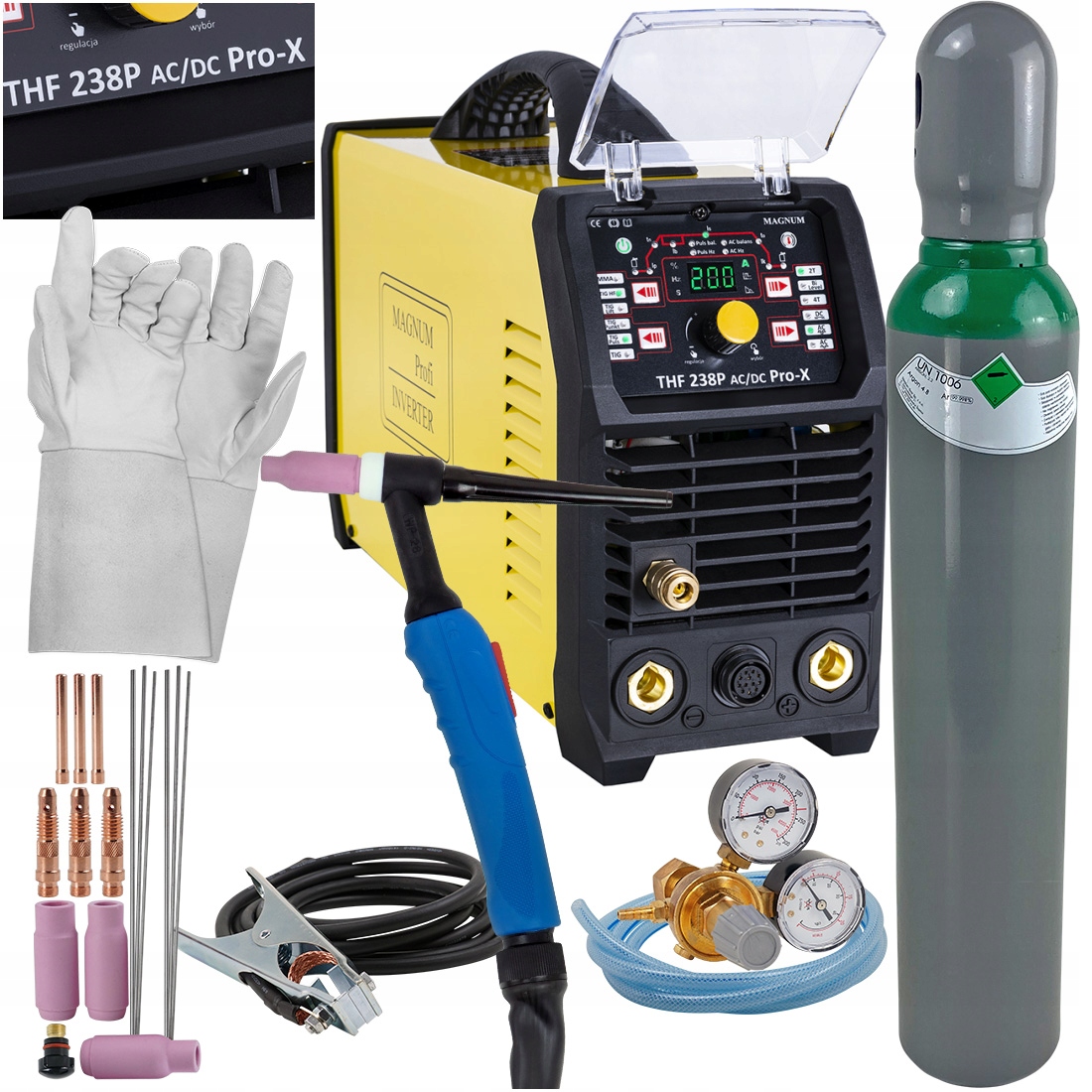 

Spawarka Tig Ac DC Magnum Thf 238 Pro X zestaw 200