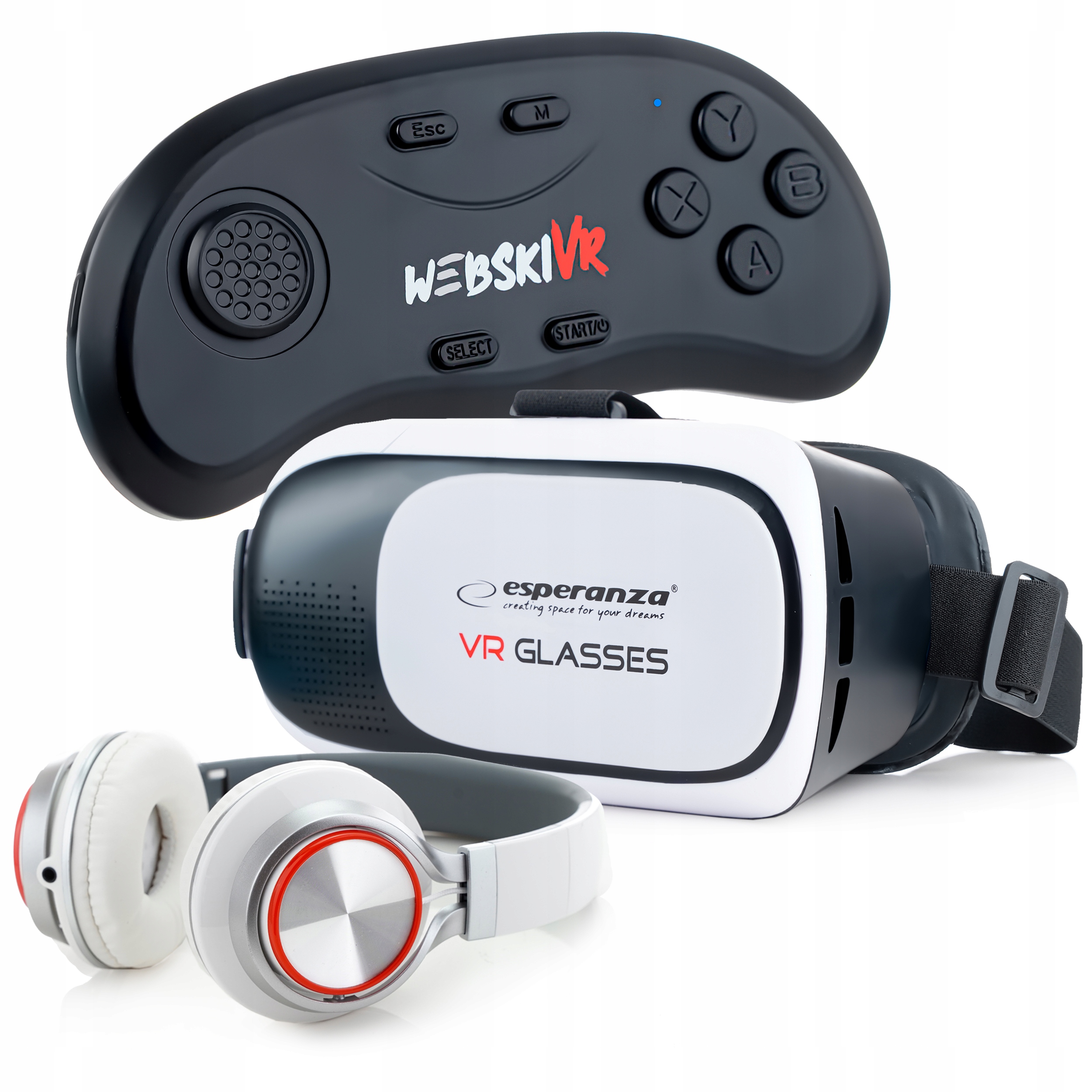 GOGLE OKULARY VR 3D WIRTUALNE DO TELEFONU DO GIER