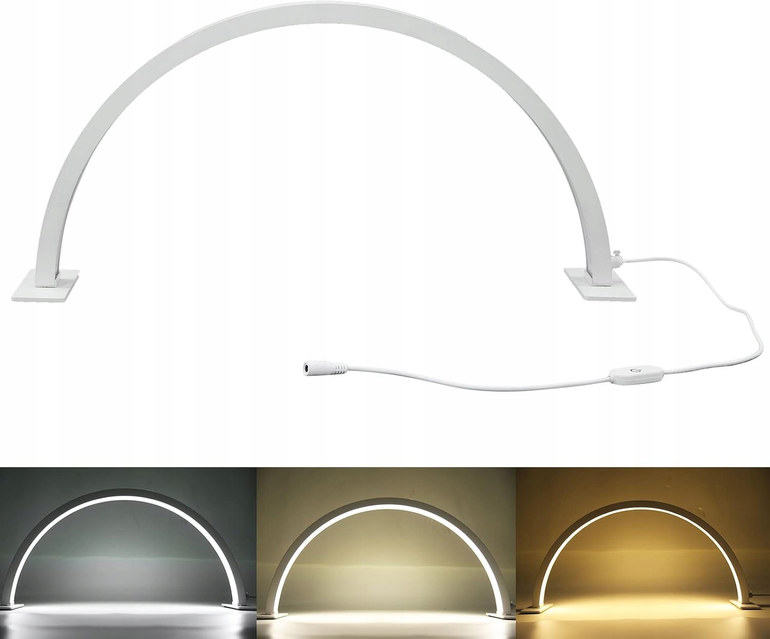 Fabater Kosmetická Led lampa, 25 W, půlměsíc Led, 3000-6000 K