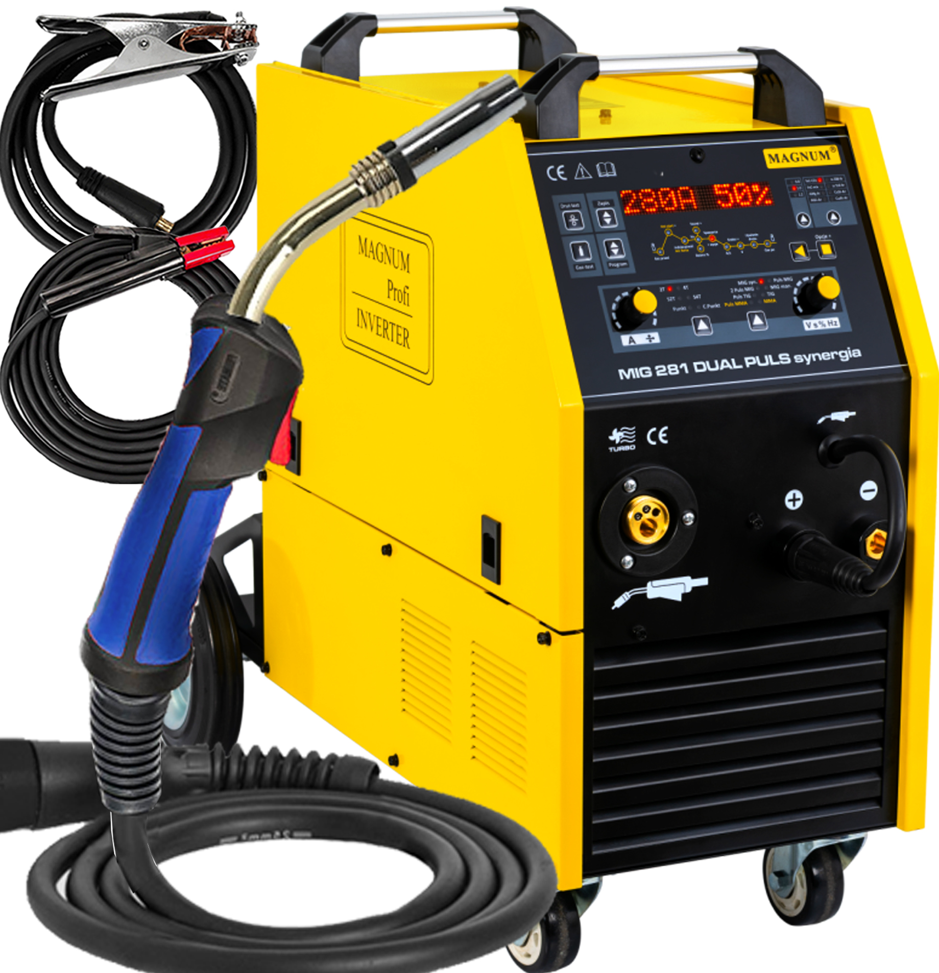 Spawarka Półautomat Mma Tig 400V Puls Synergia 3W1