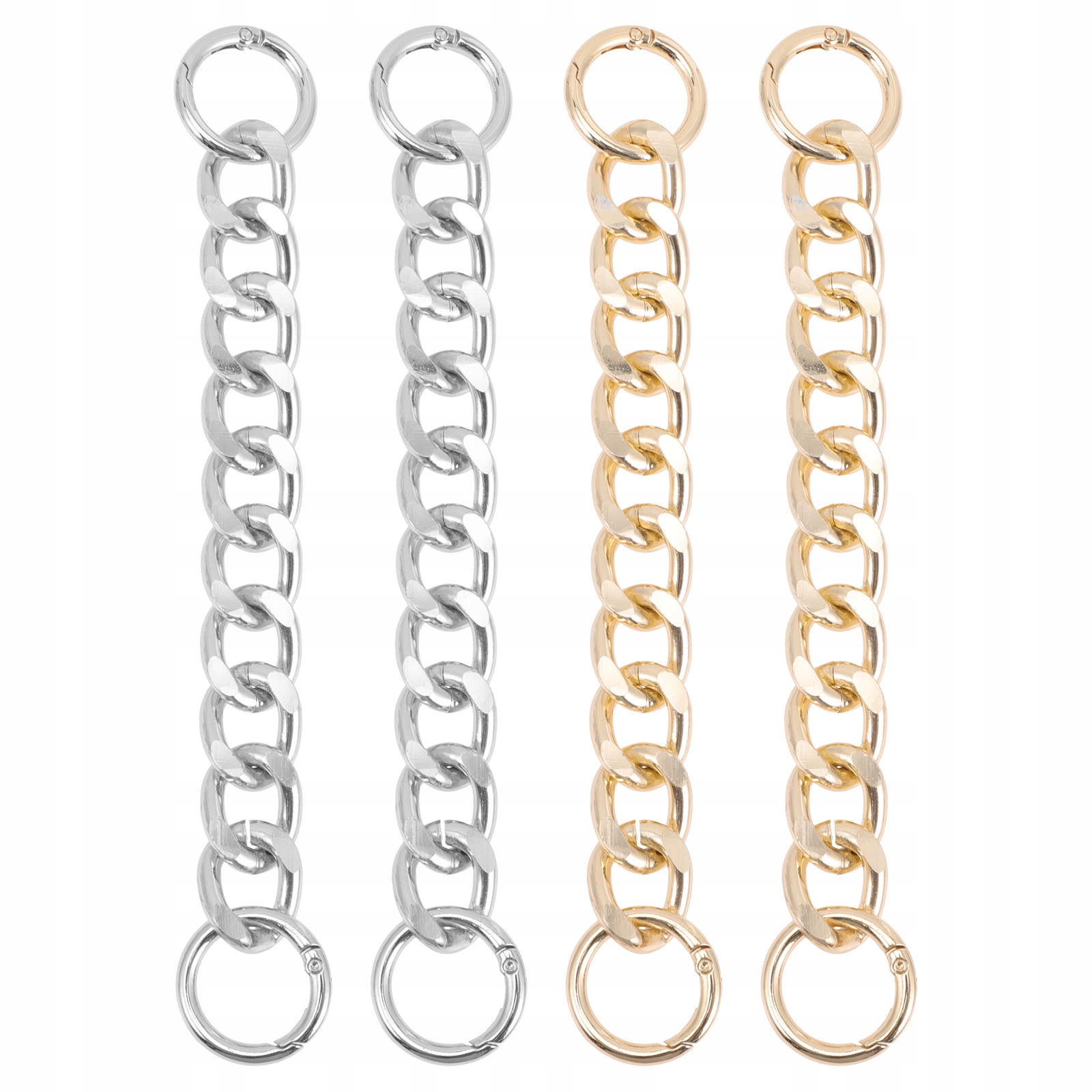 4 SZT. OZDOBNE ŁAŃCUSZKI DO BUTÓW W WIELU KOLORACH